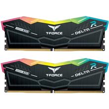 رم کامپیوتر تیم گروپ TeamGroup T-Force DELTA RGB DDR5 32GB Dual 6000MHz CL38 - Black